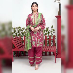 BRONZE SHAMA 3 PIECE LAWN (BR-1383)