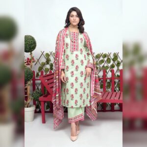 BRONZE SHAMA 3 PIECE LAWN (BR-1377)