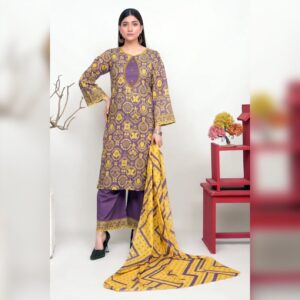 BRONZE SHAMA 3 PIECE LAWN (BR-1376)