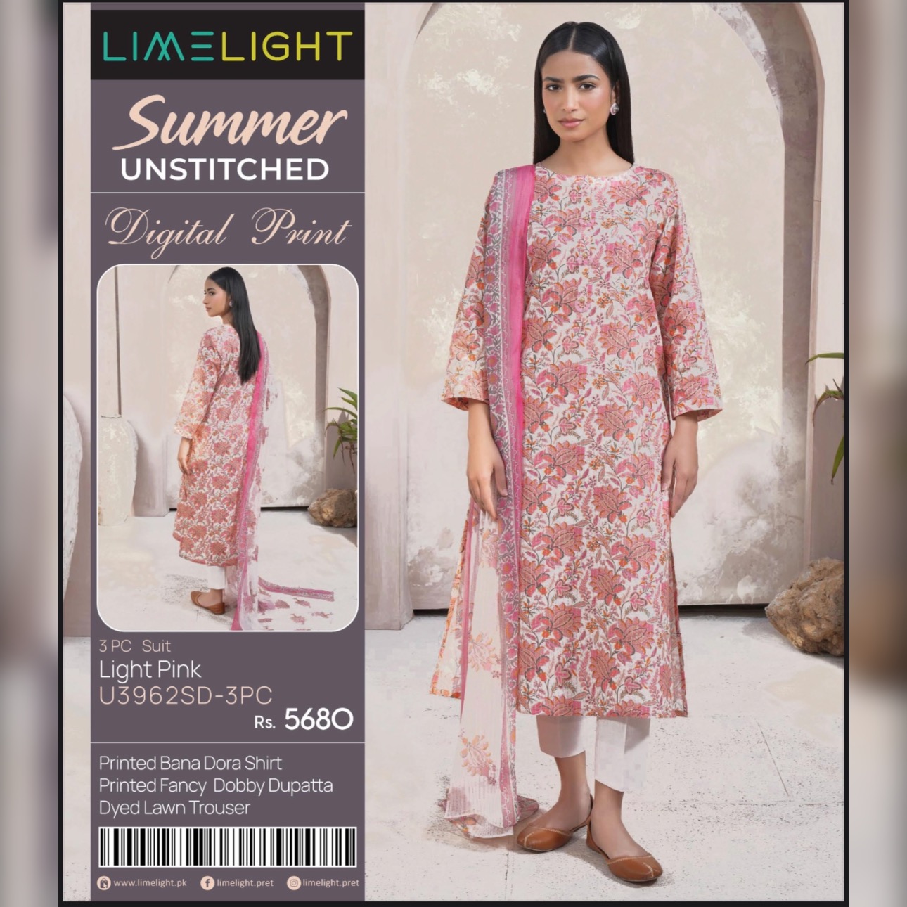 LIMELIGHT BanaDora 3pc 100%Orignal - Image 2