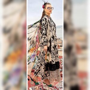 MARIA.B Digital Printed Lawn with patches