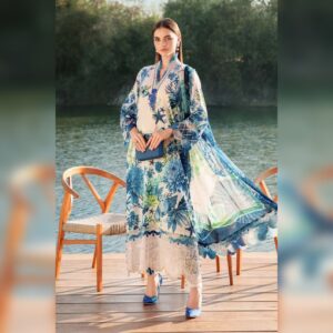 MARIA.B Digital Printed Lawn with Patches